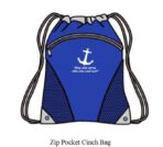 Zip Pocket Cinch Bag