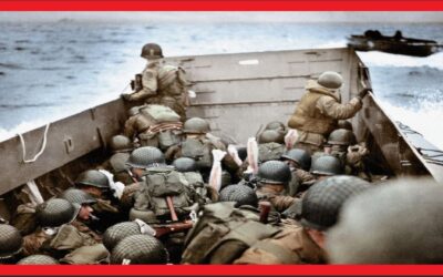 “We Shall Never Forget, D-Day, June 6th.”